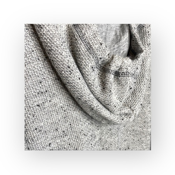 new Splendid ✶ Morrow Bay Boxy Waffle Textured Sweatshirt Hoodie ✶ Grey ✶ Small - Picture 12 of 16